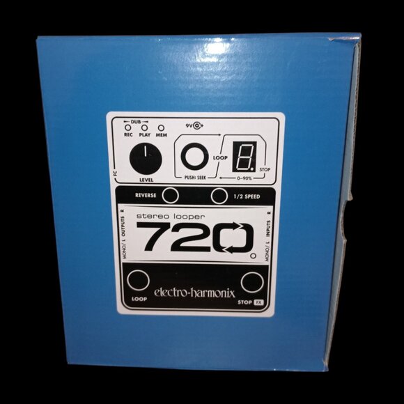 Electro-Harmonix ~ 720 Looper Stereo Effects Pedal - OPEN BOX NEW CONDITION - Picture 6 of 8